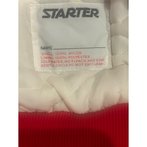 Vintage 1980's Starter California Angels MLB Satin Bomber Jacket Men's Medium - Picture 7 of 7